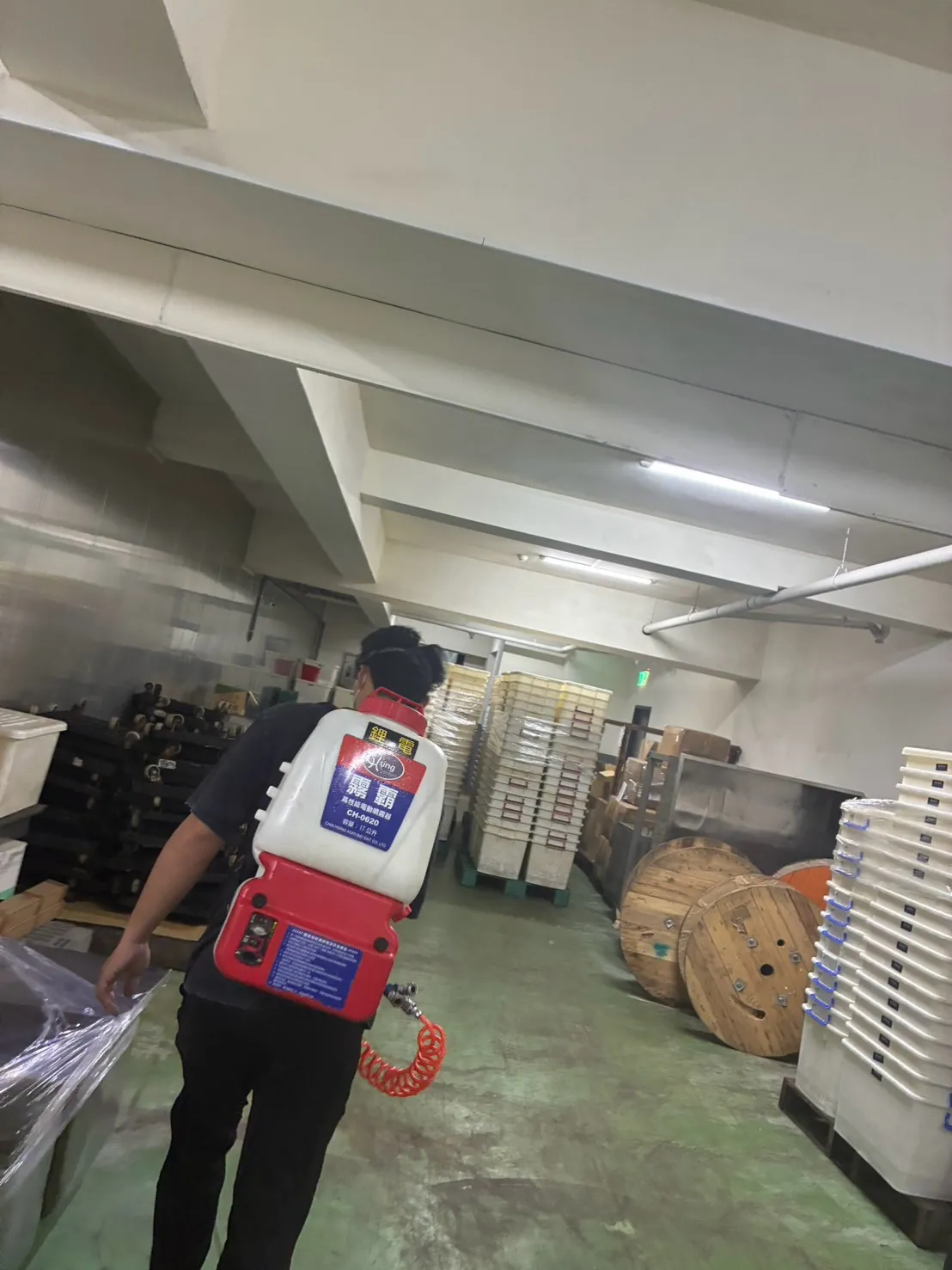 食品廠包裝區環境消毒
